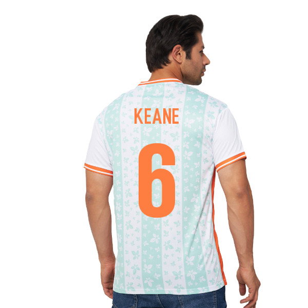 Ireland Legacy Football Jersey White (Wolvate) Adult Short Sleeve (Keane 6)_0