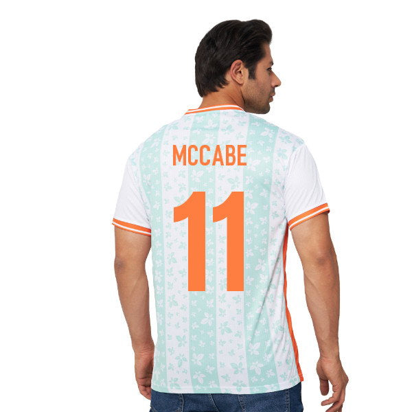 Ireland Legacy Football Jersey White (Wolvate) Adult Short Sleeve (McCabe 11)_0