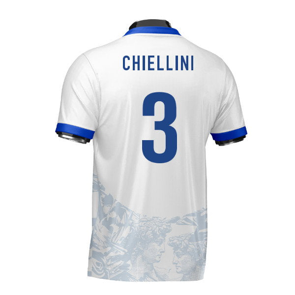 Italy Heritage Football Jersey (Wolvate) Adult Short Sleeve (Chiellini 3)_0
