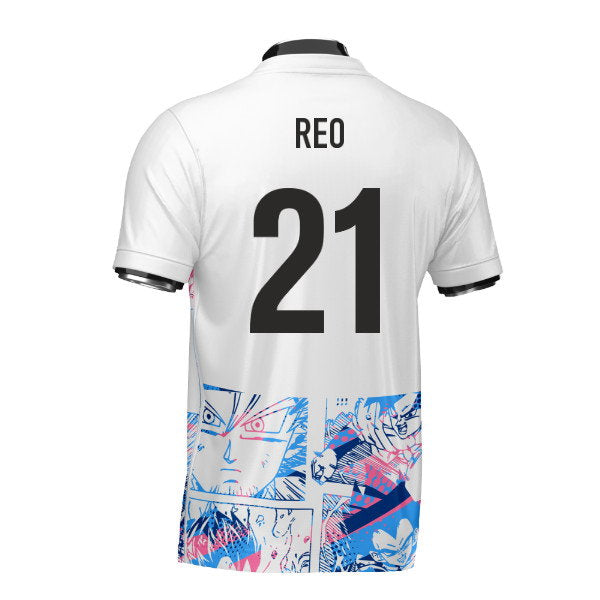 Japan Dragon Ball Z Heritage Football Jersey (Wolvate) Kids Short Sleeve (Reo 21)_0