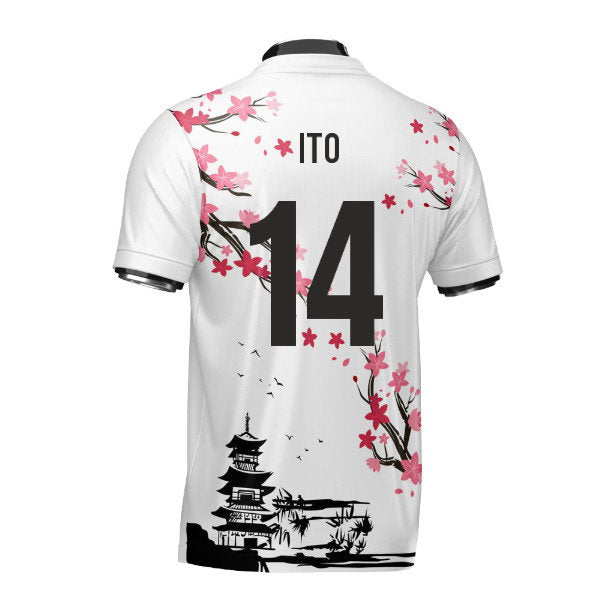 Japan Samurai Heritage Football Jersey (Wolvate) Adult Short Sleeve (Ito 14)_0