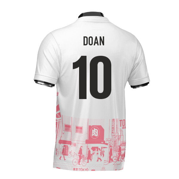 Japan Tokyo Heritage Football Jersey Red (Wolvate) Adult Short Sleeve (Doan 10)_0