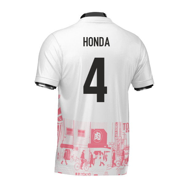 Japan Tokyo Heritage Football Jersey Red (Wolvate) Adult Short Sleeve (Honda 4)_0