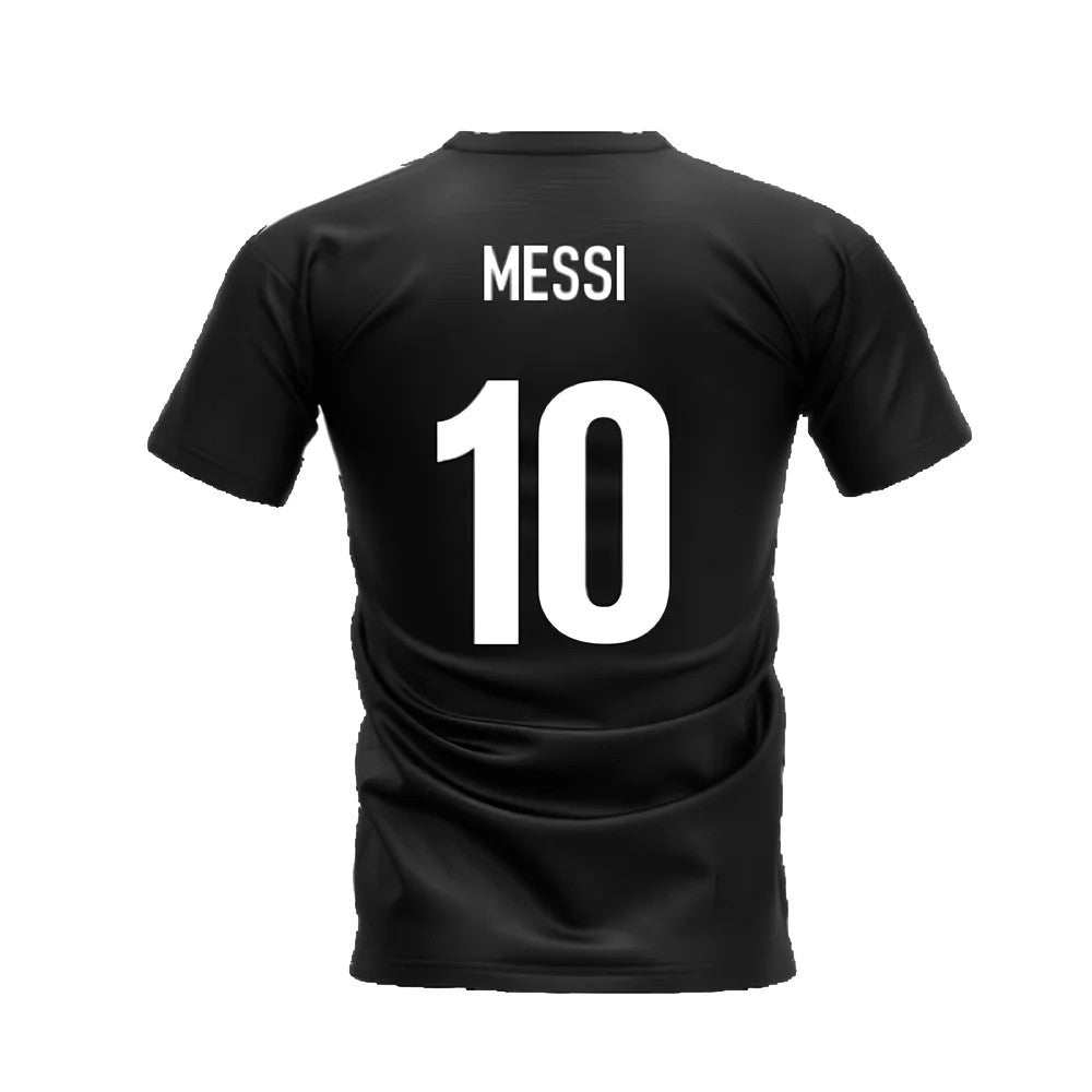 Lionel Messi Legend T-Shirt (Black) (Messi 10)_2