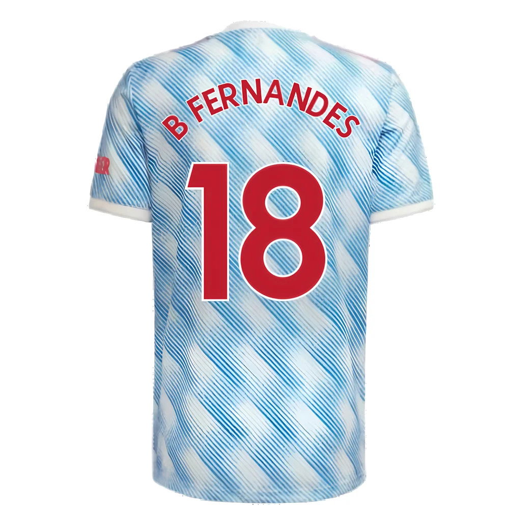 Man Utd 2021-2022 Away Shirt (B FERNANDES 18)_2