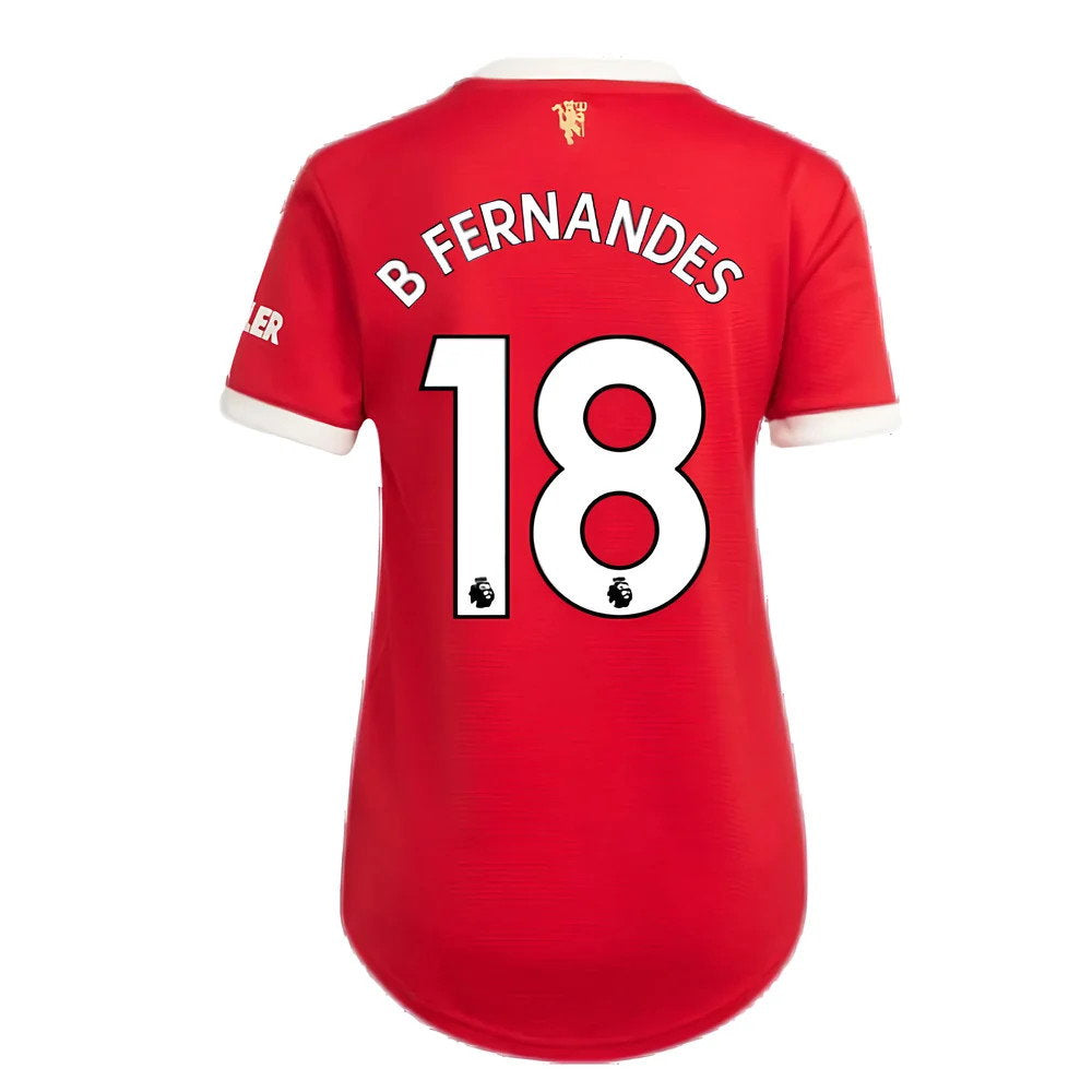 Man Utd 2021-2022 Home Shirt (Ladies) (B FERNANDES 18)_2