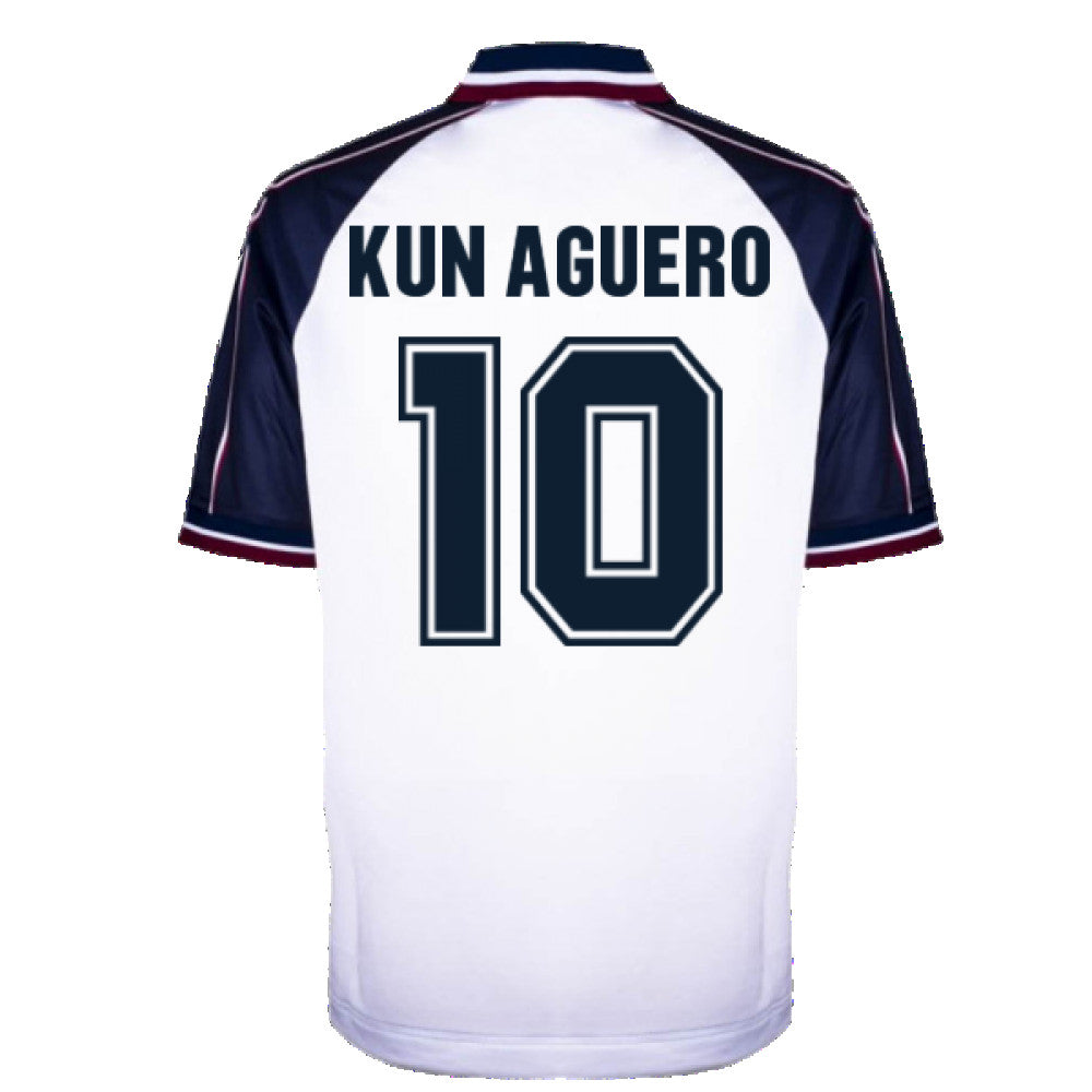 Manchester City 1998 Away Shirt (KUN AGUERO 10)_2