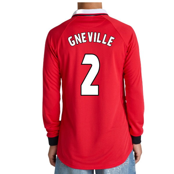 Manchester United 1999 Champions League Final Long Sleeve Shirt (G.Neville 2)_0