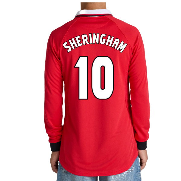 Manchester United 1999 Champions League Final Long Sleeve Shirt (Sheringham 10)_0
