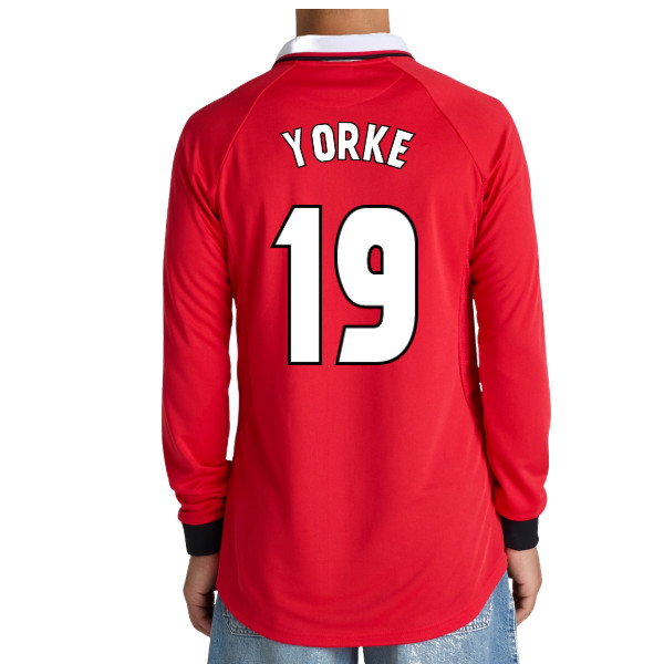 Manchester United 1999 Champions League Final Long Sleeve Shirt (Yorke 19)_0