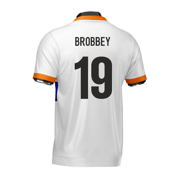 Netherlands Heritage Football Jersey (Wolvate) Adult Short Sleeve (Brobbey 19)_0