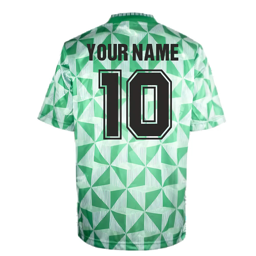Northern Ireland 1990 Home Retro Shirt (Your Name)_2