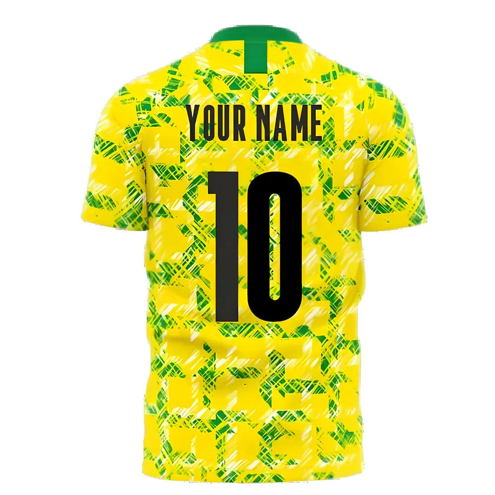 Norwich 1990s Home Concept Football Kit (Libero) (Your Name)_2
