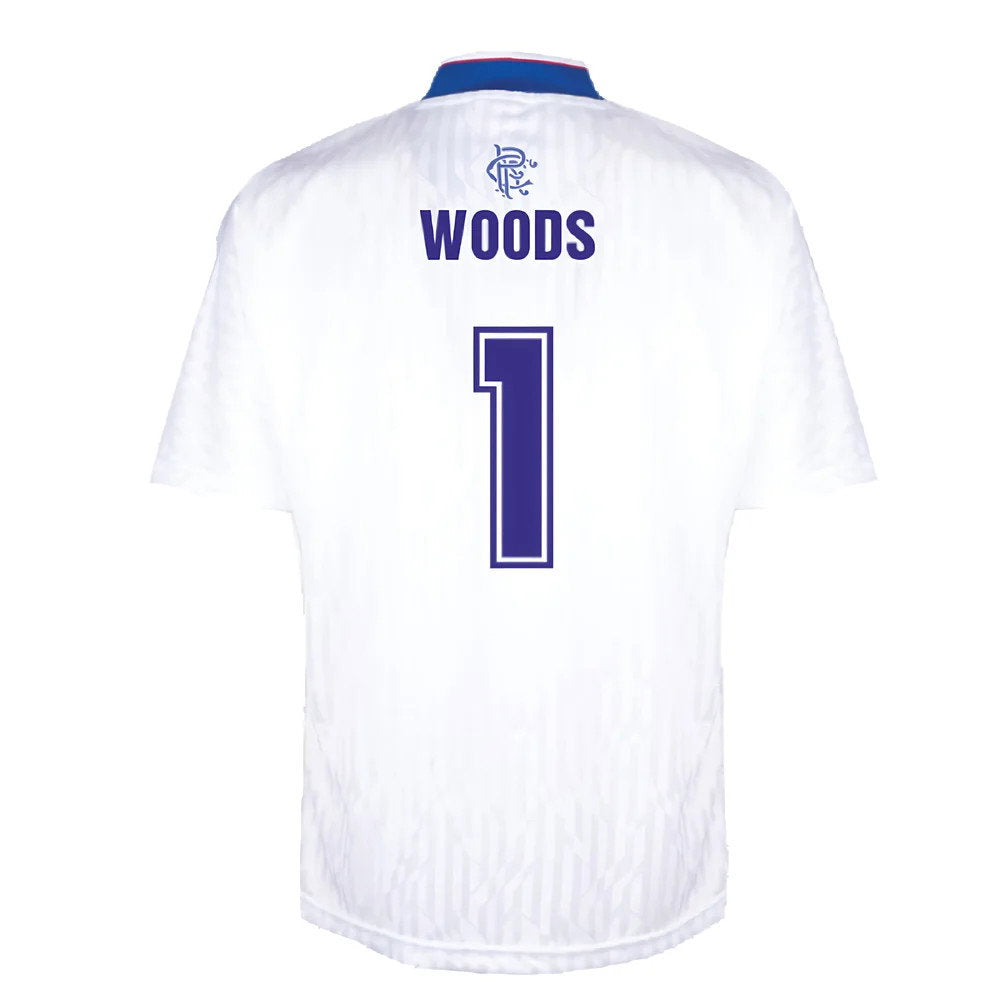 Rangers 1990 Away Retro Football Shirt (Woods 1)_2