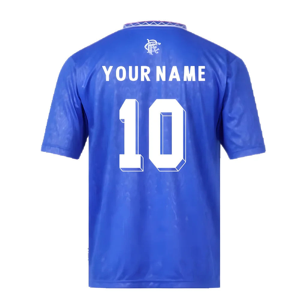 Rangers 1990 Home Retro Football Shirt (Your Name)_2