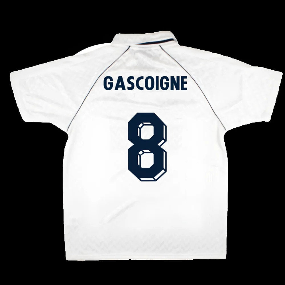 Tottenham 1989 Retro Hummel Home Shirt (Gascoigne 8)_2