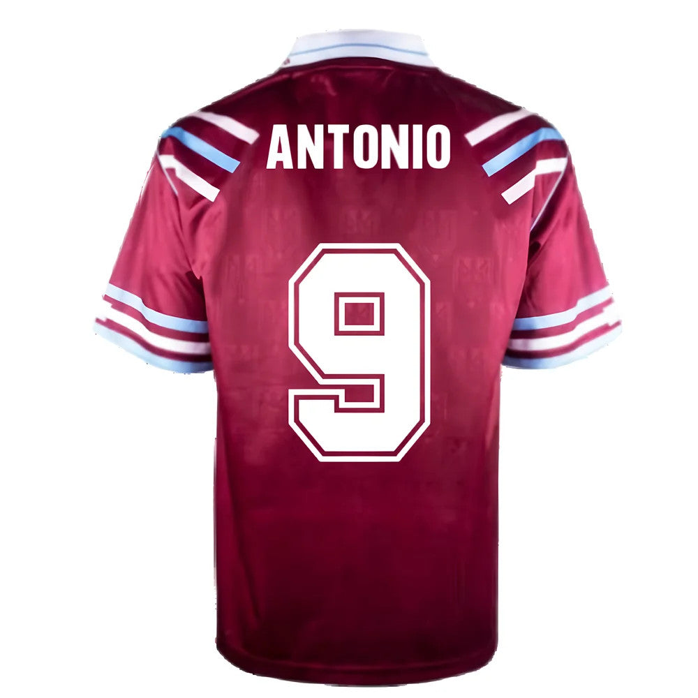 West Ham United 1992 Retro Football Shirt (Antonio 9)_2