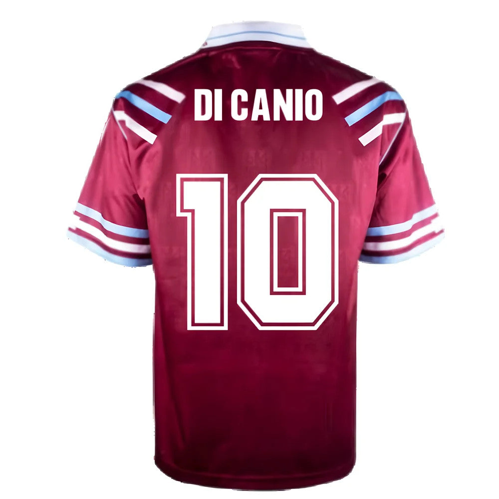 West Ham United 1992 Retro Football Shirt (DI CANIO 10)_2