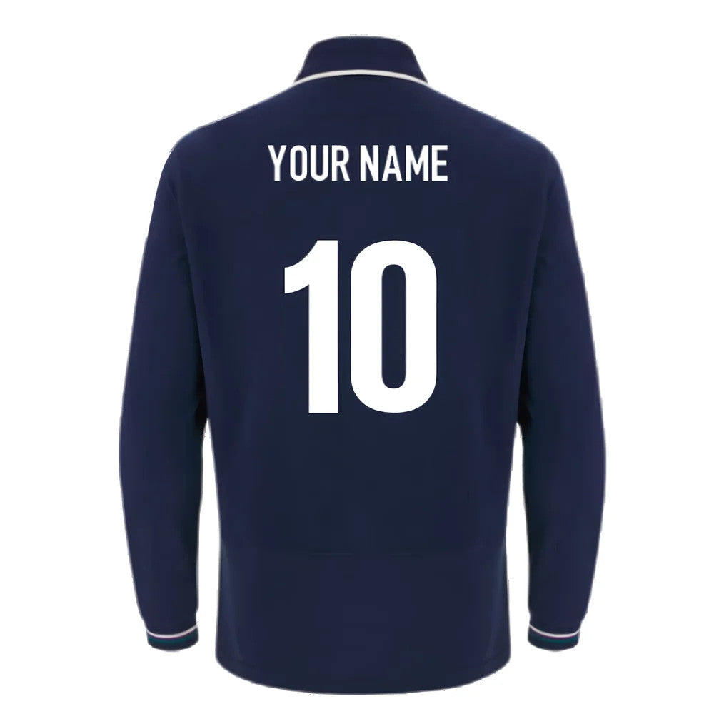 Scotland RWC 2023 Classic Home Rugby Shirt - Long Sleeve (Your Name)_2