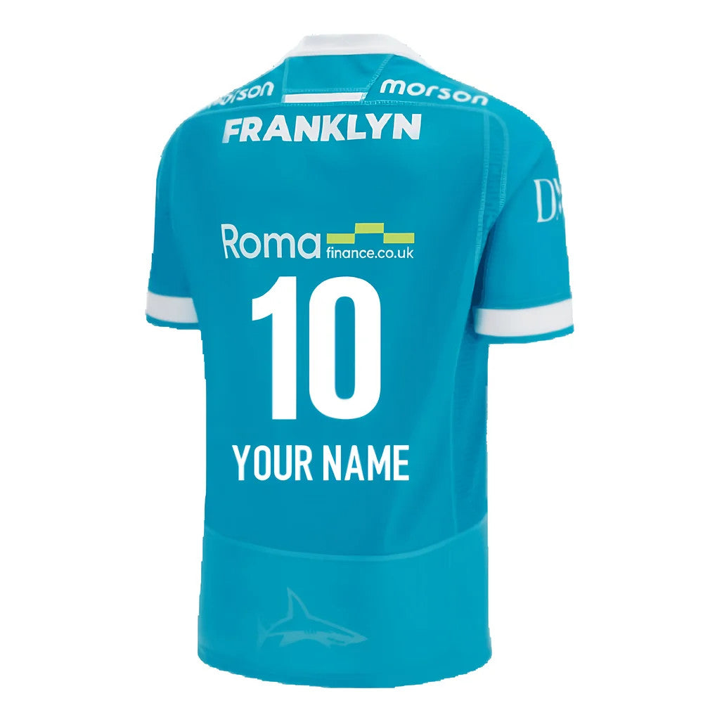 2023-2024 Sale Sharks Rugby Away Shirt (Your Name)_2
