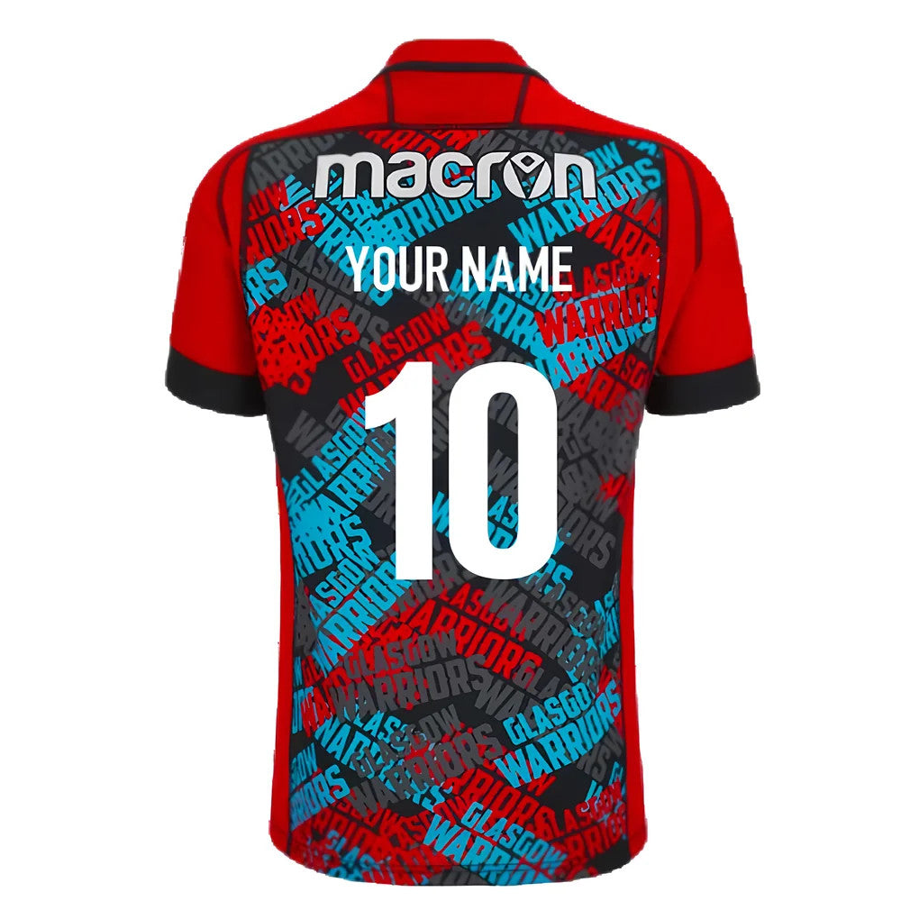 2023-2024 Glasgow Warriors Training Rugby Shirt (Your Name)_2
