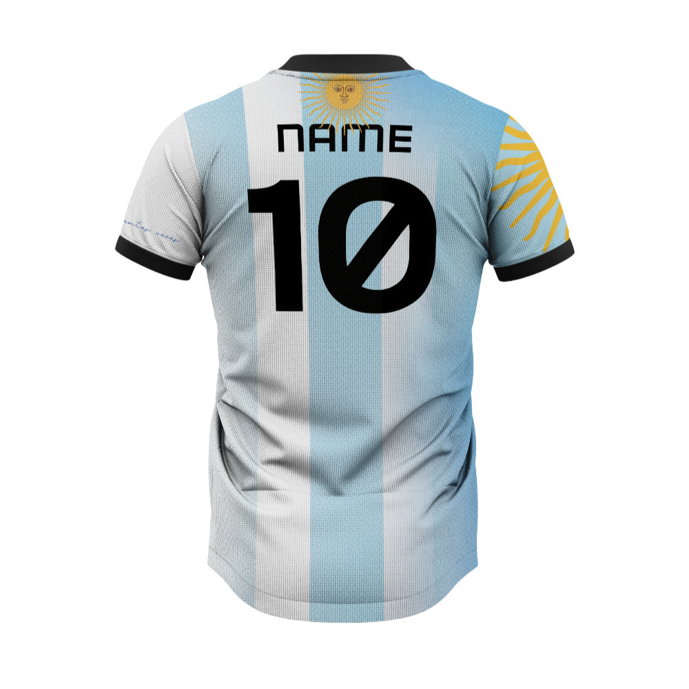 Argentina La Albiceleste Home Supporter Jersey kids Kids Short Sleeve_1