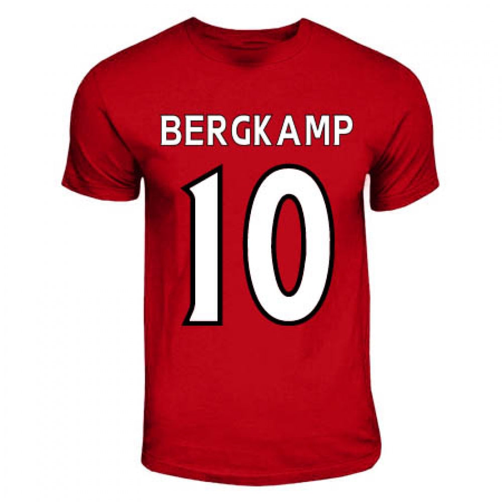 Dennis Bergkamp Arsenal Hero T-shirt (red)_1