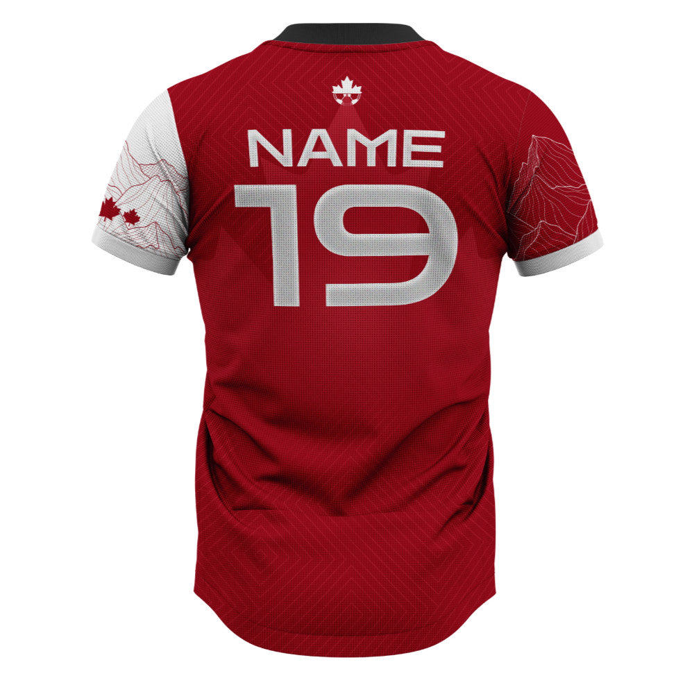 Canada Home Supporter Football Jersey kids Kids Short Sleeve_1