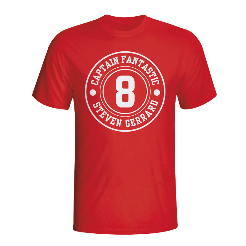 Steven Gerrard Liverpool Captain Fantastic T-shirt (red) - Kids_1