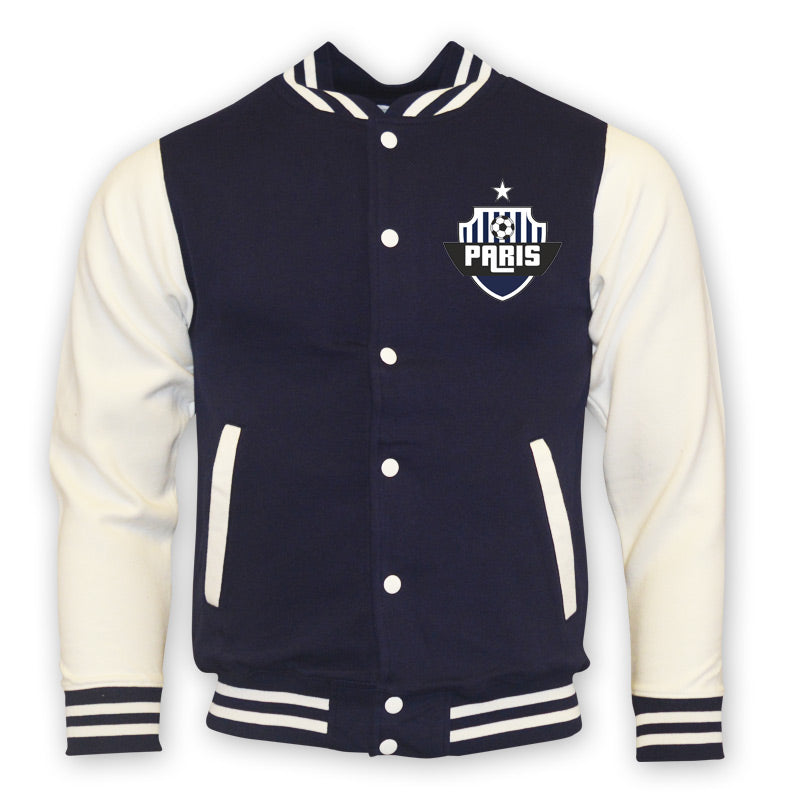 Psg College Baseball Jacket (navy) - Kids_0
