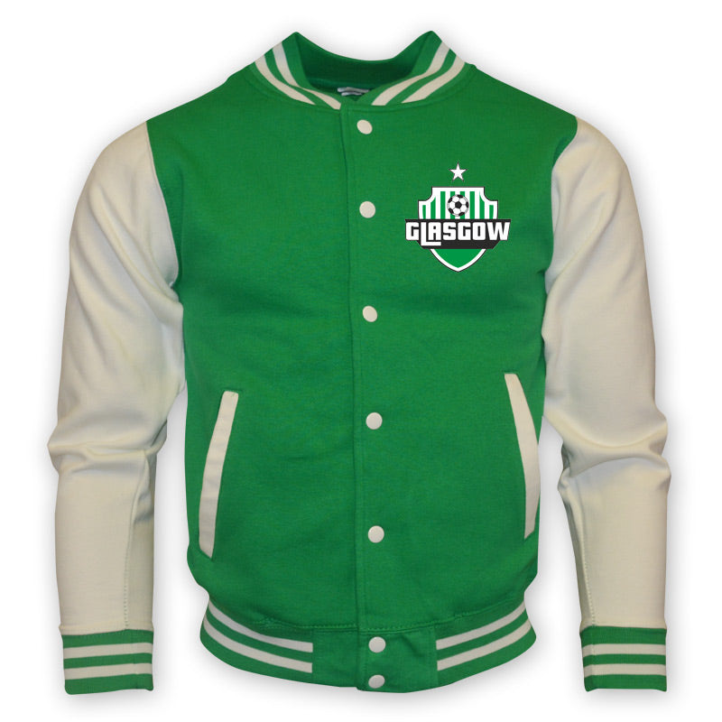 Celtic College Baseball Jacket (green) - Kids_0