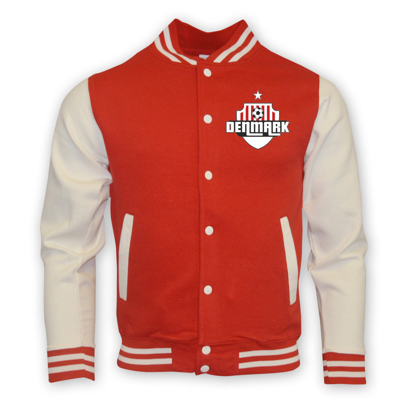 Denmark College Baseball Jacket (red) - Kids_0