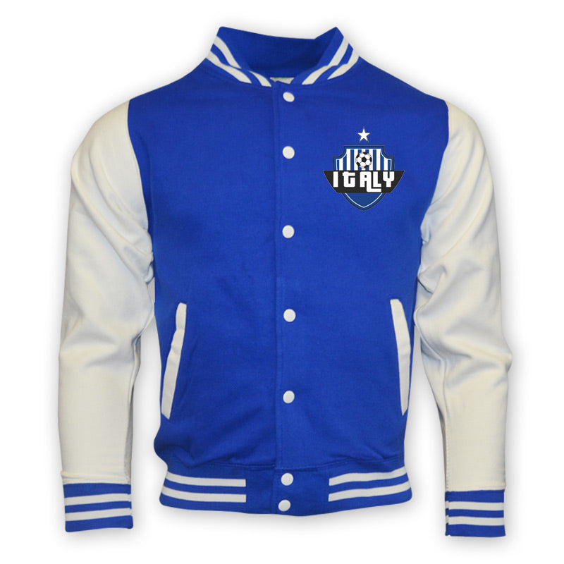 Italy College Baseball Jacket (blue) - Kids_1