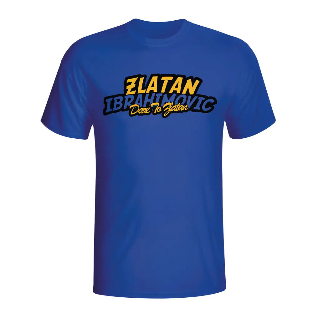Zlatan Ibrahimovic Comic Book T-shirt (blue) - Kids_1