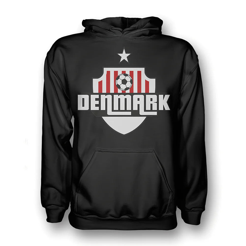 Denmark Country Logo Hoody (black) - Kids_1