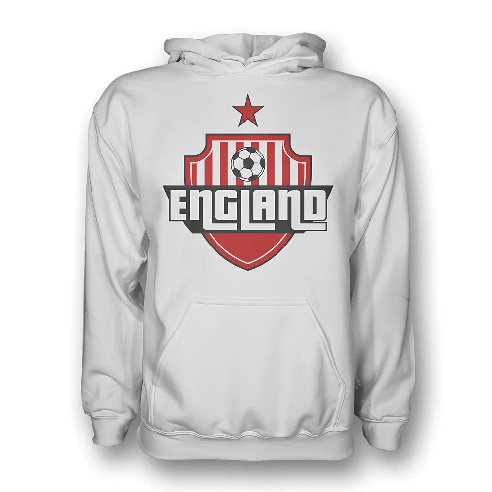 England Country Logo Hoody (white) - Kids_0