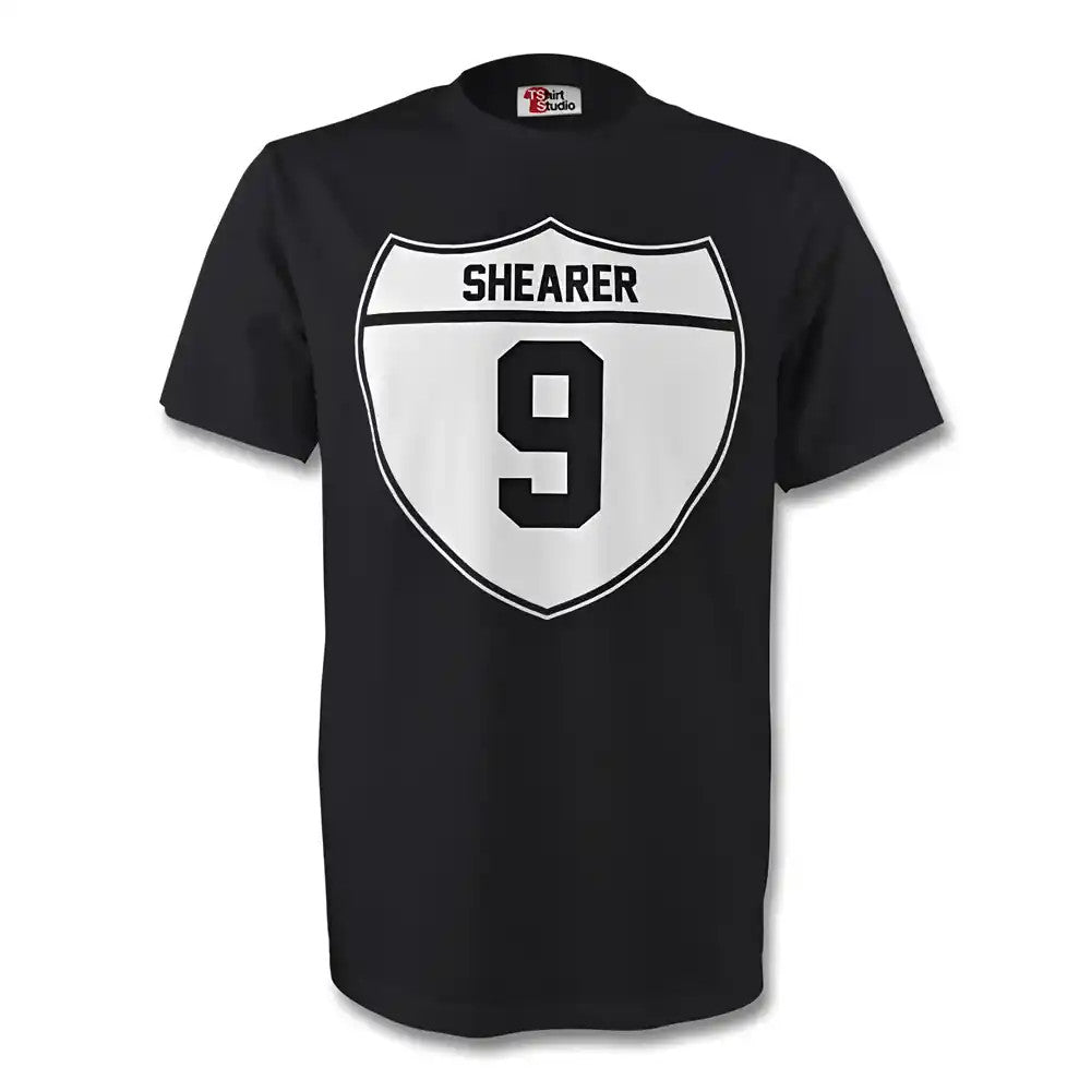 Alan Shearer Newcastle Crest Tee (black)_0