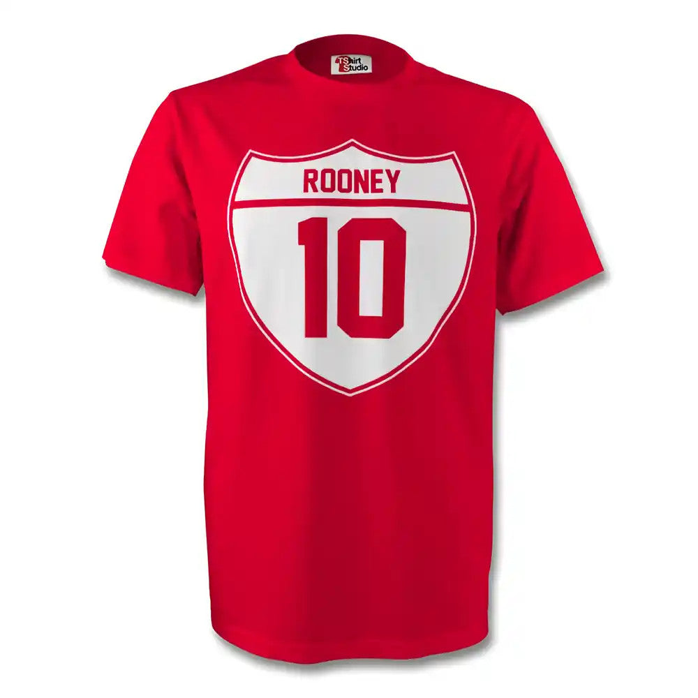 Wayne Rooney Man Utd Crest Tee (red) - Kids_0