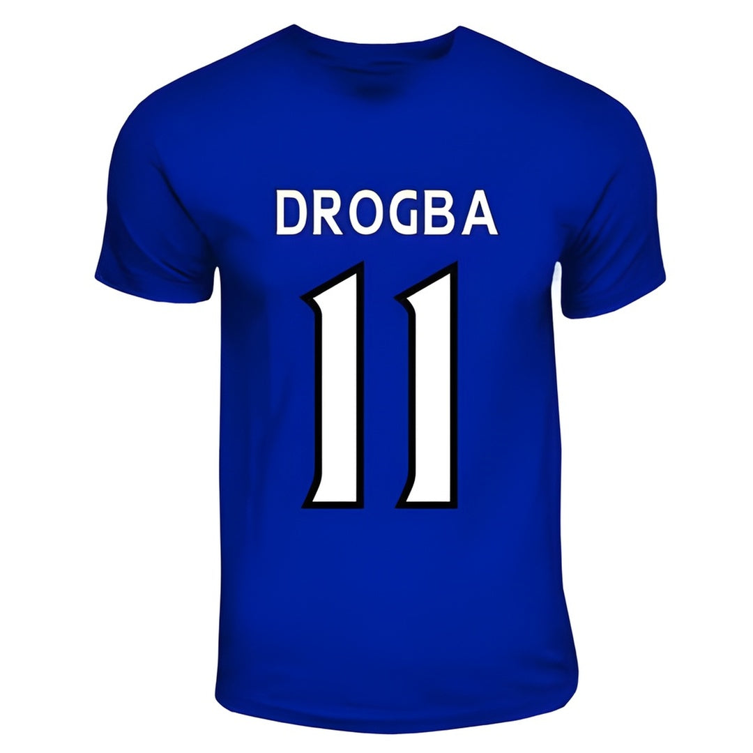 Didier Drogba Chelsea Hero T-shirt (royal Blue)_0