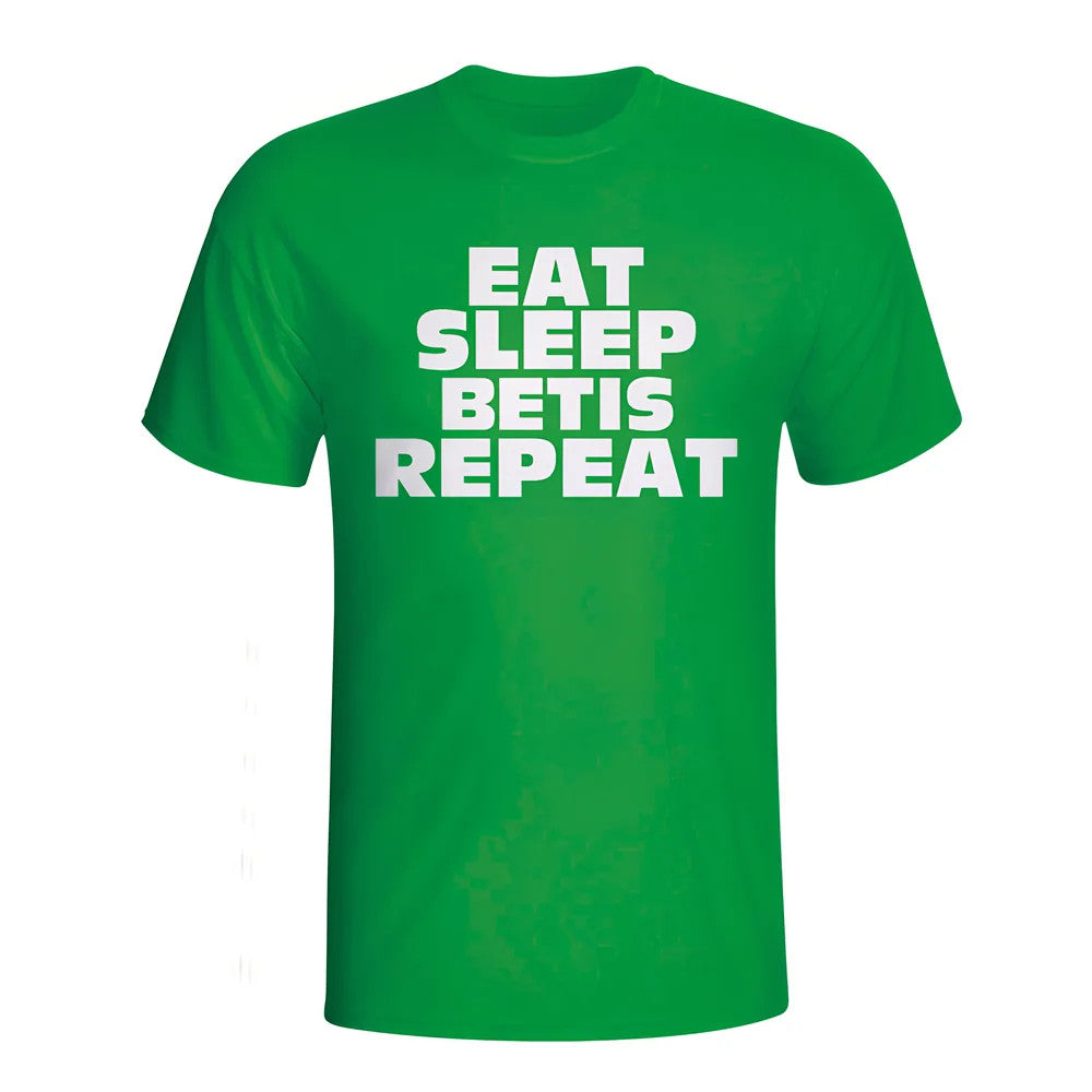 Eat Sleep Real Betis Repeat T-shirt (green) - Kids_0