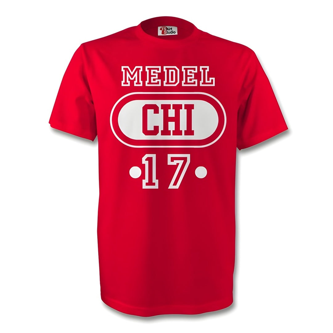 Gary Medel Chile Chi T-shirt (red)_0