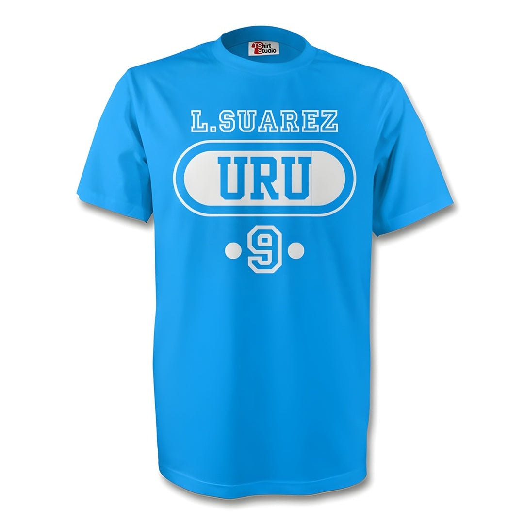 Luis Suarez Uruguay Uru T-shirt (sky Blue) - Kids_1