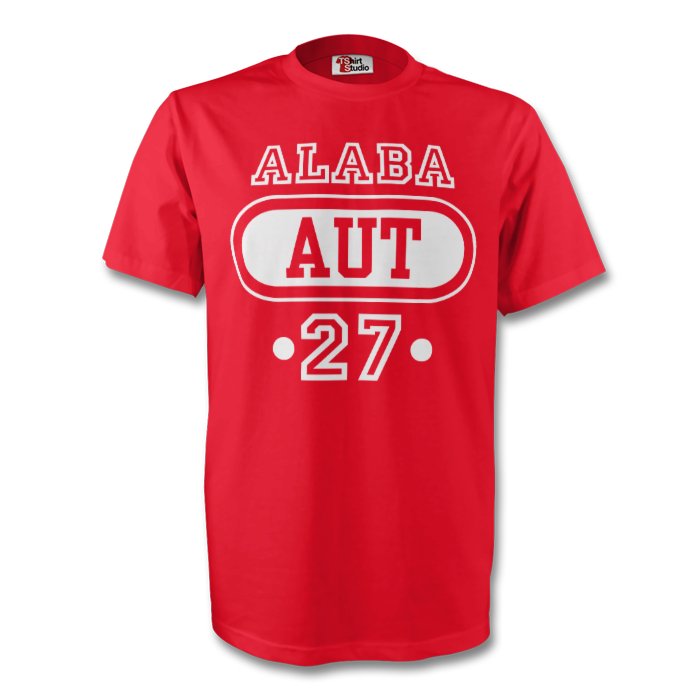 David Alaba Austria Aut T-shirt (red) - Kids_1
