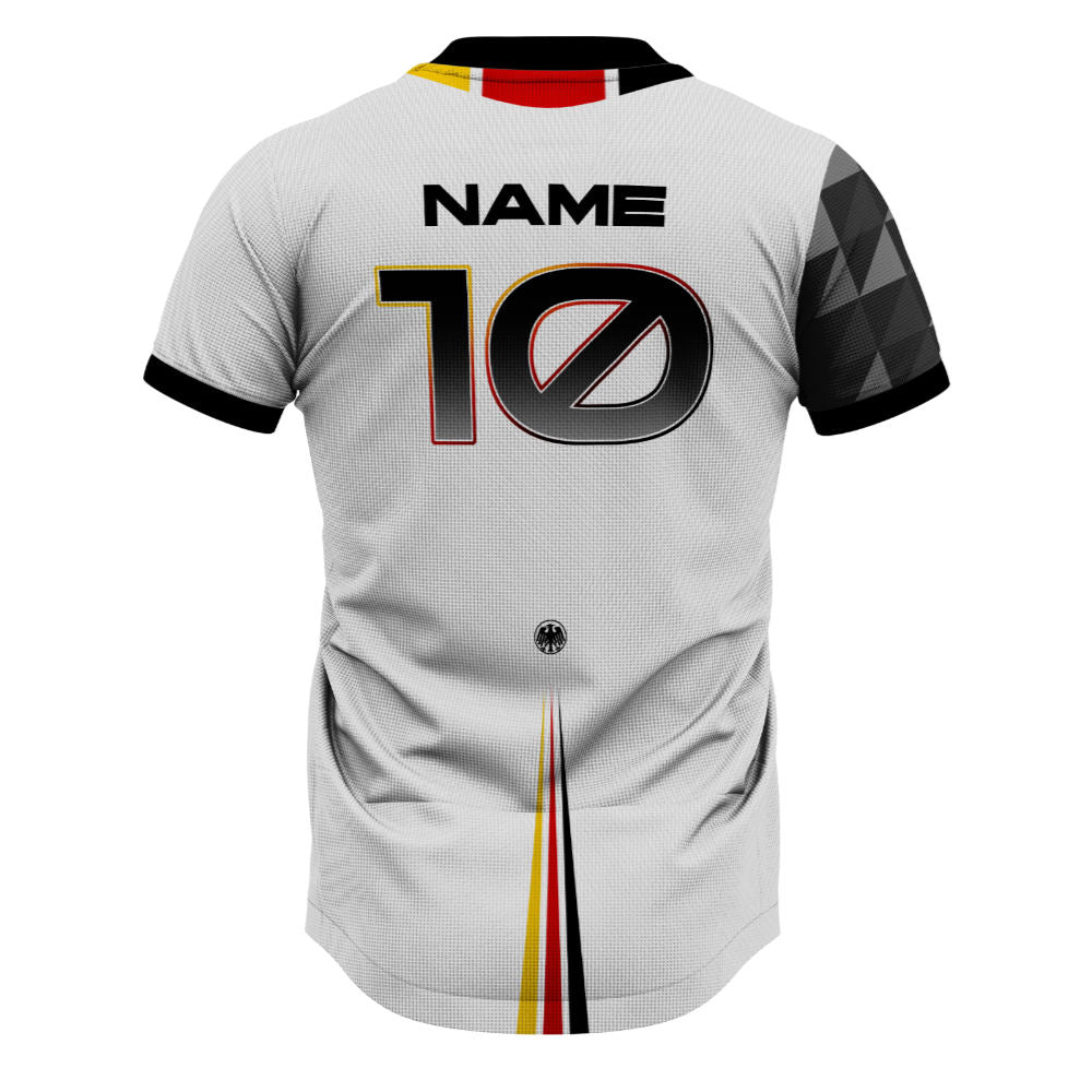 Germany Adler Home Supporter Jersey Kids Short Sleeve_1