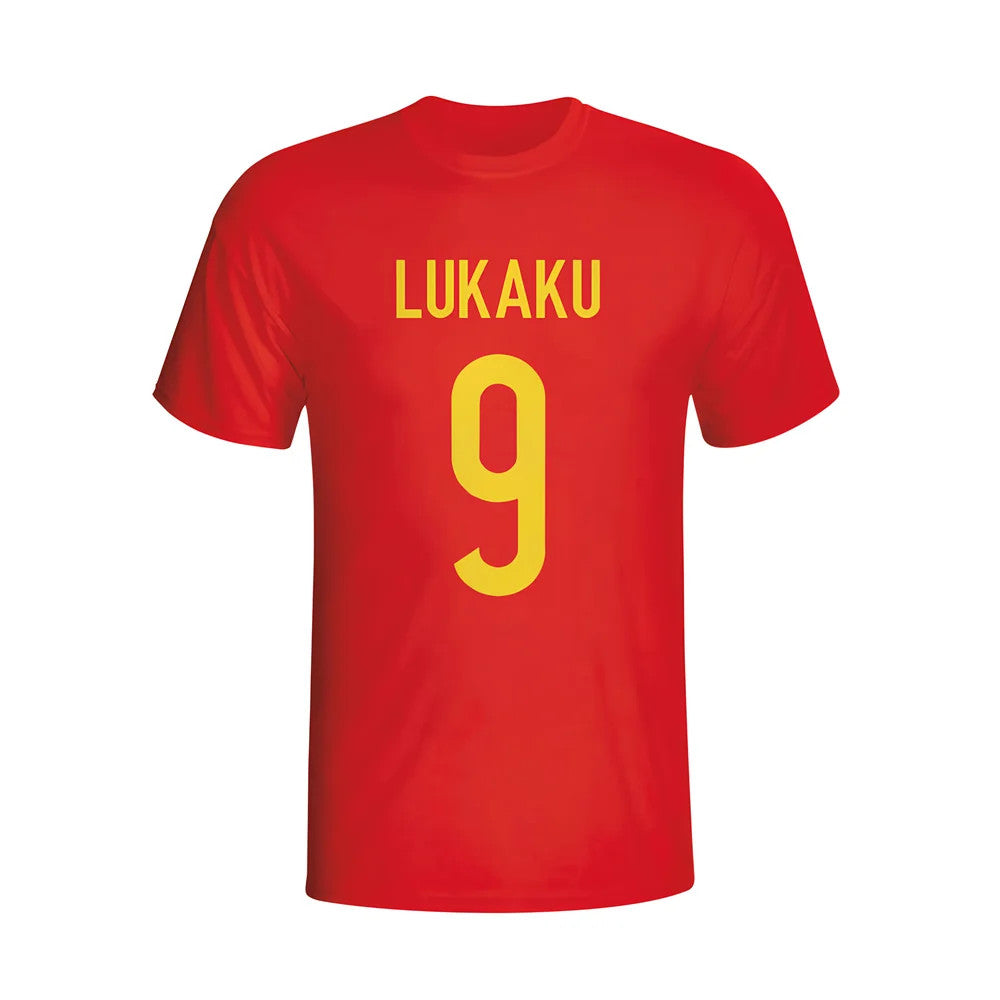 Romelu Lukaku Belgium Hero T-shirt (red) - Kids_0