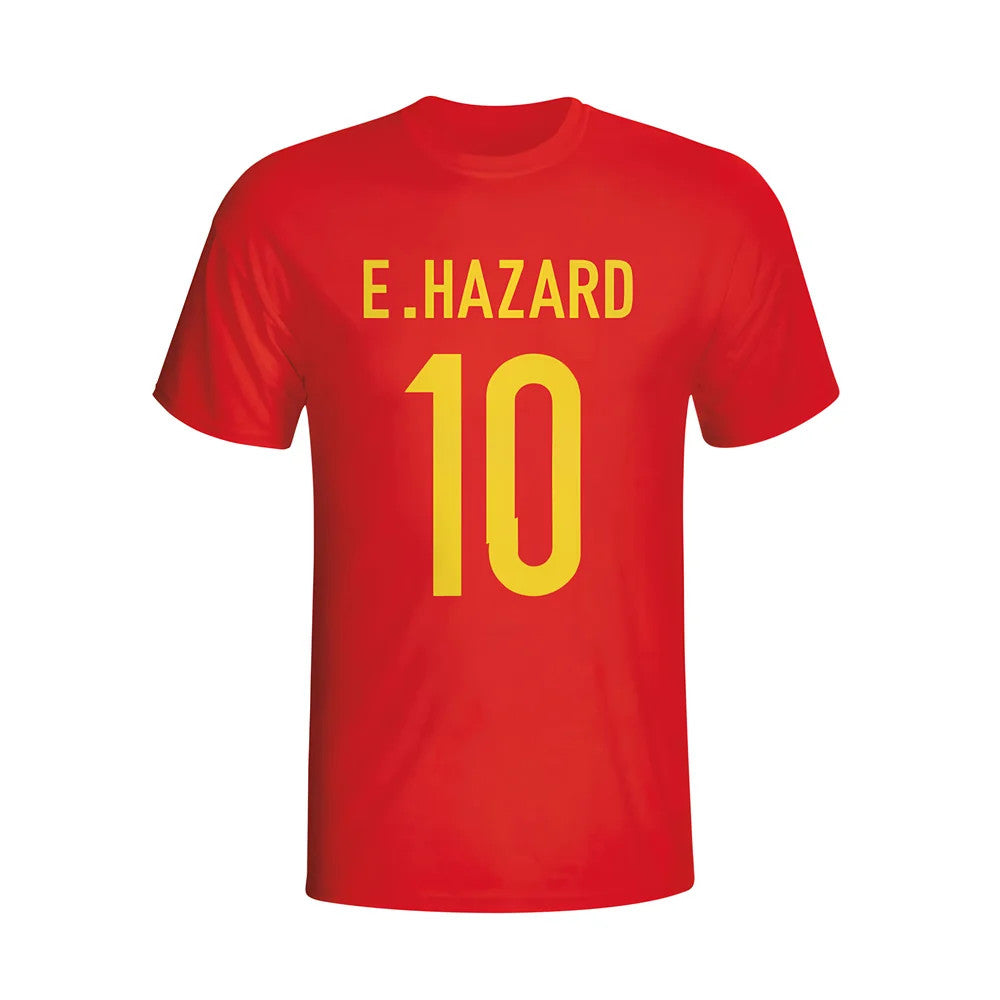 Eden Hazard Belgium Hero T-shirt (red) - Kids_1