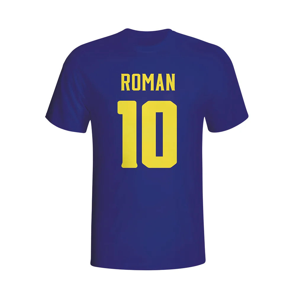 Juan Roman Riquelme Boca Juniors Hero T-shirt (navy)_0