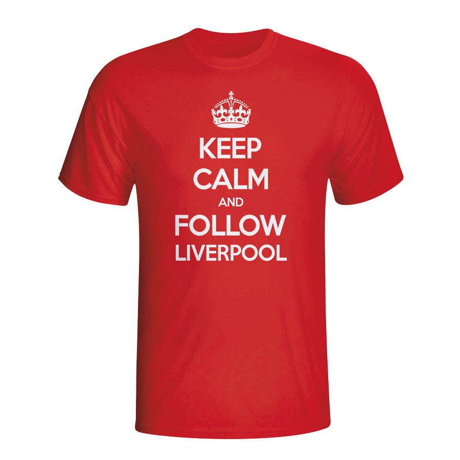 Keep Calm And Follow Liverpool T-shirt (red)_0