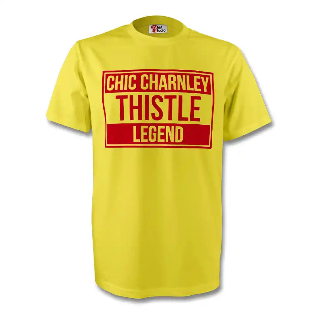 Chic Charnley Partick Thistle Legend Tee (yellow)_0