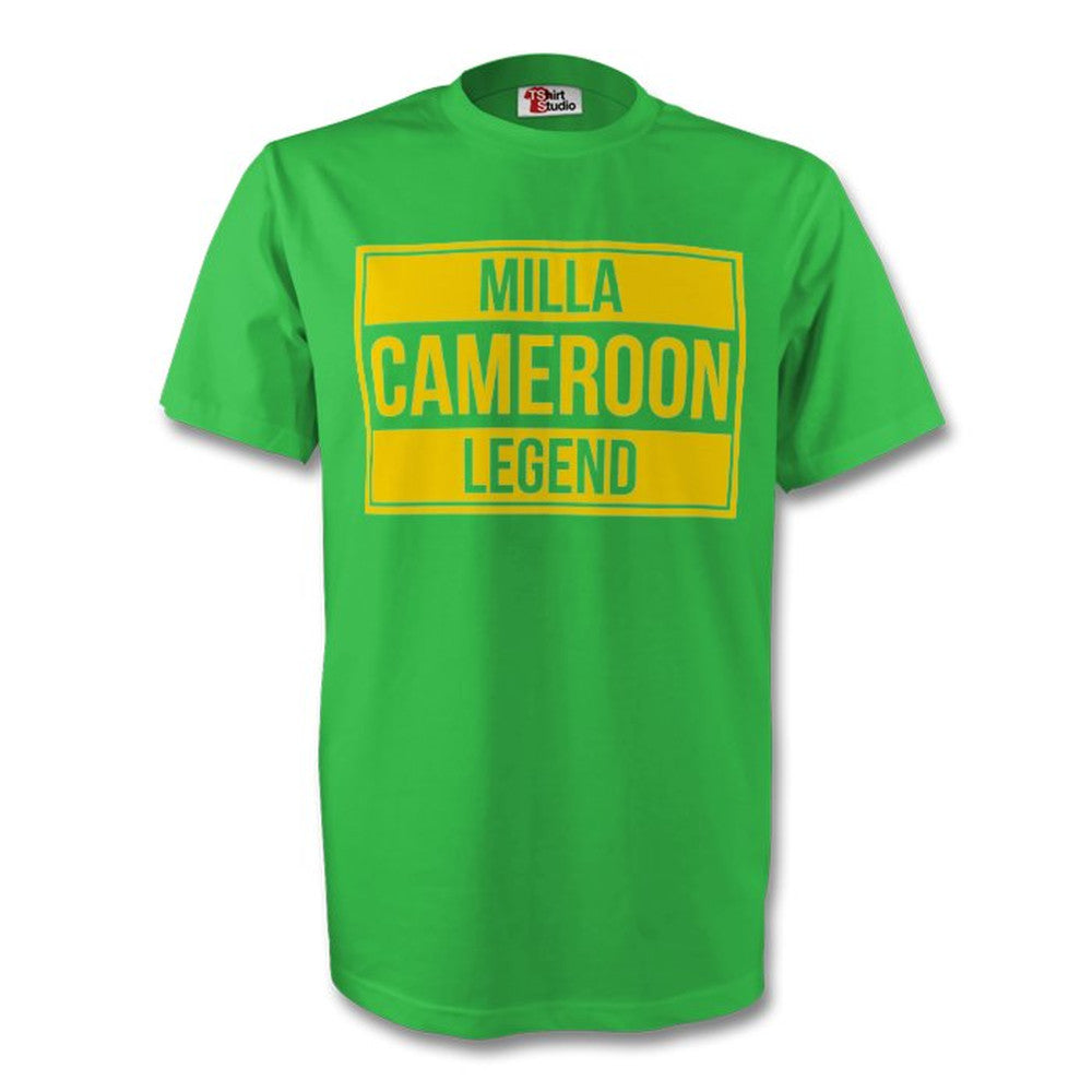 Roger Milla Cameroon Legend Tee (green) - Kids_1